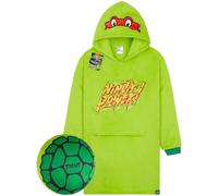 Teenage Mutant Ninja Turtles Oversized Hoodie for Boys Teens 7-13 Years, Soft Fleece Wearable Blanket, Warm Gifts for Boys Green