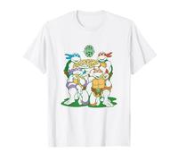 Teenage Mutant Ninja Turtles Pizza Party Neon Graphic T-Shirt