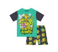 Teenage Mutant Ninja Turtles Pyjamas | Boys Short Pyjamas | TMNT Boys PJs | Grey 5-6 Years