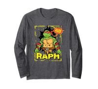 Teenage Mutant Ninja Turtles Raph Seeing Red Cartoon Long Sleeve T-Shirt