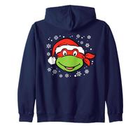 Teenage Mutant Ninja Turtles Raphael Christmas Hat Zip Hoodie