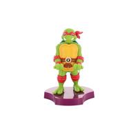 Teenage Mutant Ninja Turtles Raphael Holdems Mini Phone Stand | Mini 4.5 in Figure Stand for Smartphones and Earbuds. Collectible Red Mask Turtle Desk Accessory and Cable Organizer