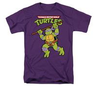 Teenage Mutant Ninja Turtles Retro Donnie Unisex T Shirt, Purple, Medium