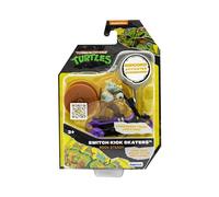 Teenage Mutant Ninja Turtles, Rock Steady Mutant Mayhem Gyro Self-Stabilising Rip-Cord Powered Skateboard Toy, TMNT Swich Kick Skaters, Classic Edition, Ages 3+ Gifts & Toys