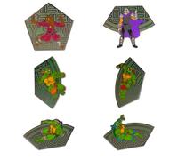 Teenage Mutant Ninja Turtles Sewer Cap Puzzle Mystery Enamel Pin Blind Box Series, Shredder, Raphael, Michaelangelo, Donatello, Leonardo, or Splinter