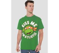 Teenage Mutant Ninja Turtles St. Patrick'S Day Kiss Me T Shirt, Kelly Green Teenage Mutant Ninja Turtles Green S