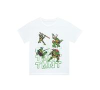 TEENAGE MUTANT NINJA Turtles T-Shirt | Movie Tshirt for Boys| Kids TMNT T Shirt | 5-6 Years | Official Merchandise White