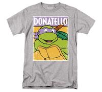 Teenage Mutant Ninja Turtles TMNT Donnie Unisex T Shirt, Athletic Heather, 3XL