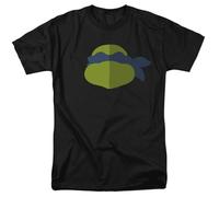 Teenage Mutant Ninja Turtles TMNT Leo Face Unisex T Shirt, Black, XXL