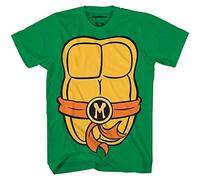 Teenage Mutant Ninja Turtles TMNT Mens Costume T-Shirt (Medium, Michelangelo) by Nickelodeon
