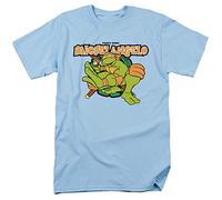 Teenage Mutant Ninja Turtles TMNT Party Dude Michelangelo Unisex T Shirt, Light Blue, L