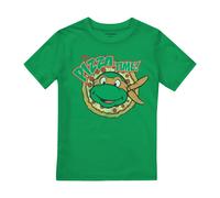 Teenage Mutant Ninja Turtles TMNT Pizza Time T-Shirt Green Teenage Mutant Ninja Turtles Green 3-4 Years