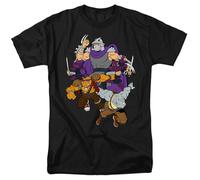 Teenage Mutant Ninja Turtles TMNT Shredder and Foot Clan Unisex T Shirt, Black, S