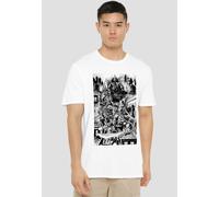 Teenage Mutant Ninja Turtles Tmnt Take Down Shredder T-Shirt, White | Size: Medium Teenage Mutant Ninja Turtles White M