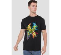 Teenage Mutant Ninja Turtles Tmnt Turtle Power T-Shirt, Black | Size: Medium Teenage Mutant Ninja Turtles Black M
