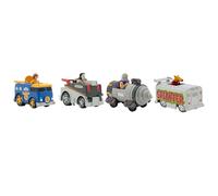 Teenage Mutant Ninja Turtles Toy, 1:64 Diecast Shell Riders Set with Casey Jones, April, Splinter & Shredder, Classic Edition Ninja Turtle Figures for Kids, Ages 3+