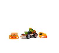 TEENAGE MUTANT NINJA TURTLES Toy, Michelangelo Shell Smashers, Light-Up Rev-Up Crash Vehicle with Smash & Reveal Action, Classic Edition, For kids ages 5+