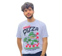 Teenage Mutant Ninja Turtles Unisex Adult Pizza T-Shirt