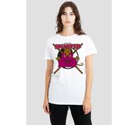 Teenage Mutant Ninja Turtles Women's Tmnt Radical Rat Splinter T-Shirt, White | Size: Medium Teenage Mutant Ninja Turtles White M