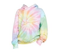 Teenage Things For Girls Spring Kids Tie Dye 3D Printed Hoodie Pullover Sweatshirt Out Wear Girls Clothing Pullover, pink, 9-10 Jahre