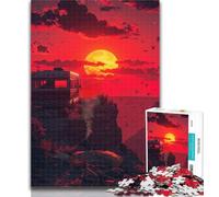 Teenager Jigsaw A View from Hell 1000 Pieces Jigsaw Puzzles For Teens And Adults,Diy Modern Wall Art Unique Gift Home Decor 75x50cm