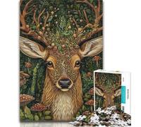 Teenager Jigsaw Animal Deer 1000 Pieces Jigsaw Puzzles For Teens And Adults,gifts for Friends And Family for Age 14 Years Up 50x75cm
