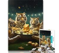 Teenager Jigsaw Animal Party 1000 Pieces Jigsaw Puzzles For Teens And Adults,Diy Modern Wall Art Unique Gift Home Decor 26x38cm