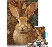 Teenager Jigsaw Animal Rabbit 1000 Piece Jigsaw Puzzles for Adults,Family Game Birthday Gifts.Challenge High Difficulty 26x38cm