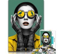 Teenager Jigsaw Art Human 1000 Piece Jigsaw Puzzles for Teenagers Gifts,Toys Educational Games Stress Relieving Enhance Love between Couples 26x38cm