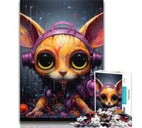 Teenager Jigsaw Art Rabbits 1000 Pieces Jigsaw Puzzle for Adults& Teens,Decompressing Intellectual Educational Toy Birthday Present, Gifts 26x38cm