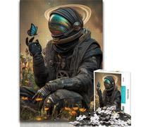 Teenager Jigsaw Astronaut And Butterfly Adult Jigsaws 1000 Pieces Difficult,Learning Educational Toys Family Games Birthday Present, Gifts (38x26cm)