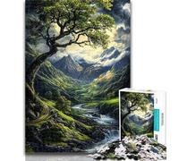 Teenager Jigsaw Beautiful And True Landscape 1000 Piece Jigsaw Puzzles for Adults,Fun Activity for Home, Rainy Days Toys, Birthday Gifts 26x38cm