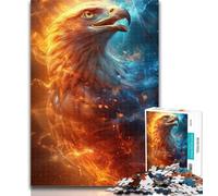 Teenager Jigsaw Beautiful Eagle 1000 Pieces Jigsaw Puzzles for Adults And Teens,Enhance Love between Couples for Ages 14+ 26x38cm