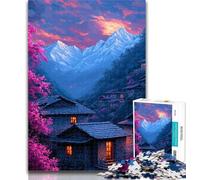 Teenager Jigsaw Beautiful Scenery 1000 Pieces Jigsaw Puzzle for Adults& Teens,Educational Toys Is Ideal As A Gift for The Whole Family 75x50cm