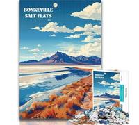 Teenager Jigsaw Bonneville Horizons 1000 Pieces Jigsaw Puzzles For Teens And Adults,Diy Modern Wall Art Unique Gift Home Decor 26x38cm