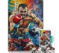 Teenager Jigsaw Boxer Jigsaws Puzzles 1000 Pieces for Teenagers Gifts,Enhance Love between Couples for Age 14 75x50cm