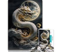 Teenager Jigsaw Brave Dragon 1000 Piece Jigsaw Puzzles for Adults Gifts,Challenging Game Toys for Is Ideal As A Gift for The Whole Family (26x38cm)
