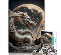 Teenager Jigsaw Brave Dragon 1000 Pieces Jigsaw Puzzles For Teens And Adults,Diy Modern Wall Art Unique Gift Home Decor (26x38cm)