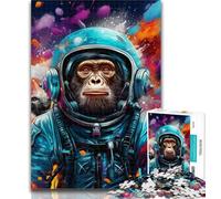 Teenager Jigsaw Colorful Monkey Adult Jigsaws 1000 Piece,Learning Educational Toys Family Games Enhance Love between Couples 50x75cm