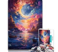 Teenager Jigsaw Colourful Fall Landscape 1000 Piece Jigsaw Puzzles for Adults,Wall Decoration Unique Birthday And Xmas Gifts Suitable for And 14 26x38cm