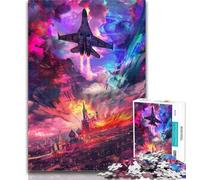Teenager Jigsaw Colourful Fighter Adult Jigsaws 1000 Pieces Difficult,Vibrant And Unique Design Relaxing & Challenging Puzzle Experience 26x38cm