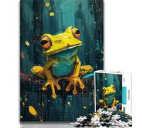 Teenager Jigsaw Cute Frog Baby Jigsaw Puzzles for Adults 1000 Piece,is Ideal As Gifts for The Whole Family for And Age 14 50x75cm