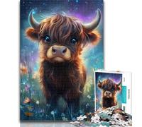 Teenager Jigsaw Cute Yak Baby 1000 Piece Jigsaw Puzzles for Teenagers Gifts,Relax Games Is Ideal As A Gift for The Whole Family 50x75cm