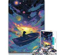 Teenager Jigsaw Dream Ship Jigsaw Puzzle 1000 Pieces for Adults,Challenging Game And Family Play Secret Santa Gifts 50x75cm