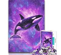 Teenager Jigsaw Dream Whale 1000 Piece Jigsaw Puzzles for Adults,Fun Activity for Home, Rainy Days Toys, Birthday Gifts 26x38cm