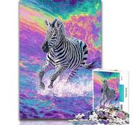 Teenager Jigsaw Dream Zebra 1000 Piece Jigsaw Puzzles for Adults,Fun Activity for Home, Rainy Days Toys, Birthday Gifts 26x38cm