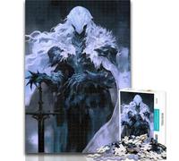 Teenager Jigsaw Evil Knight Jigsaw Puzzle 1000 Pieces for Teenagers,Stress Reliever Staycation Kill Time Funny Gift 26x38cm