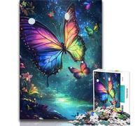Teenager Jigsaw Fantasy Butterfly 1000 Piece Jigsaw Puzzles for Teenagers Gifts,for Educational Game Challenge Toy Unique Home Decor And Gifts (50x75cm)