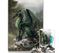 Teenager Jigsaw Fantasy Flying Dragon 1000 Piece Jigsaw Puzzles for Teenagers Gifts,Relax Games Is Ideal As A Gift for The Whole Family (50x75cm)