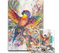 Teenager Jigsaw Fantasy Parrot 1000 Pieces Jigsaw Puzzles For Teens And Adults,Interesting Stress Reduction Parent-child Interaction 26x38cm